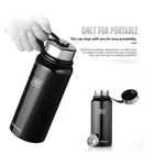 Stainless Steel Vacuum Insulated Water Bottle – Chug Lid, Leak-Resistant & Sweat-Proof