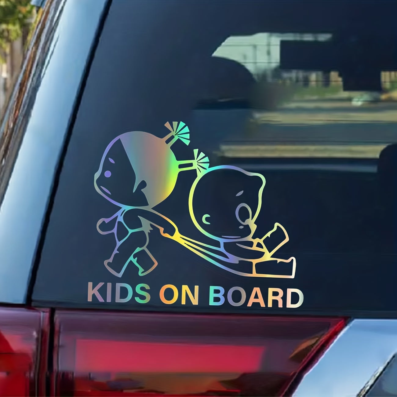 Colorful Baby On Board Car Safety Stickers