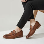 Pack Platinum Collection Men's Wedding & Office Oxford Shoes - Light Brown, Formal Business Casual Dress Shoes, Comfortable All-Day Wear Versatile Flat Shoes
