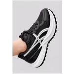 Women’s Lightweight Sport Sneakers – White, Grey & Black