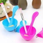 7-Piece DIY Face Mask Mixing Tool Set – Bowl, Brush, Stick & Measuring Spoons