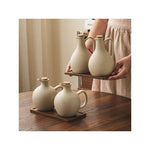 550ml Ceramic Oil & Sauce Dispenser Bottle – Thick Ceramic Kitchen Condiment Container