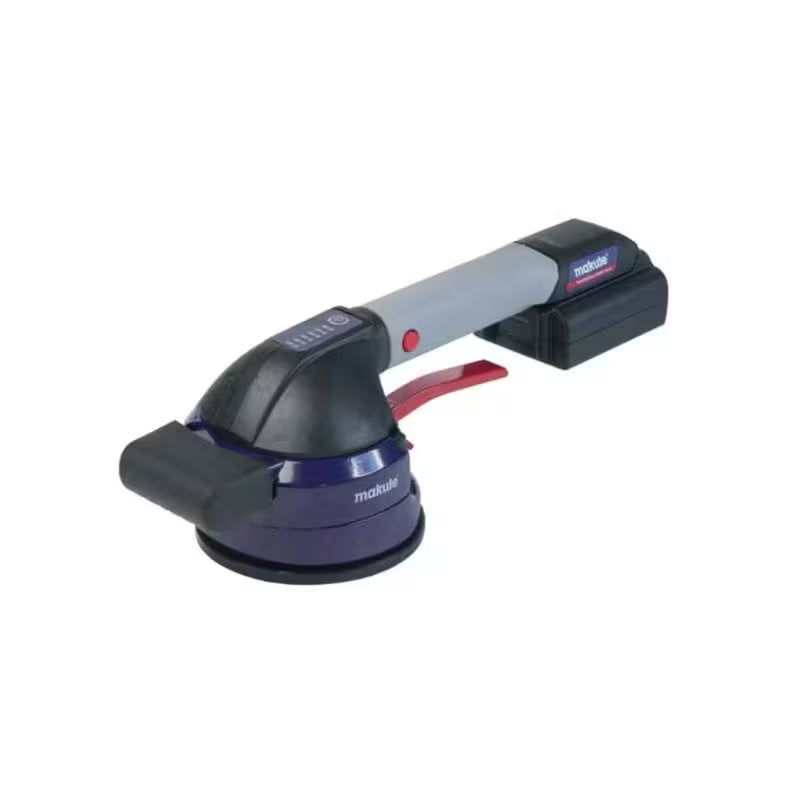 MAKUTE TV1231 Cordless Ceramic Tile Vibrator (Dark Blue) – 16.8V 2.0Ah Battery, 123mm Rubber Head & 6-Speed Control