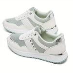 Women's Thick-Sole Sneakers – Breathable Mesh, Soft Sole, Height-Increasing Casual Shoes