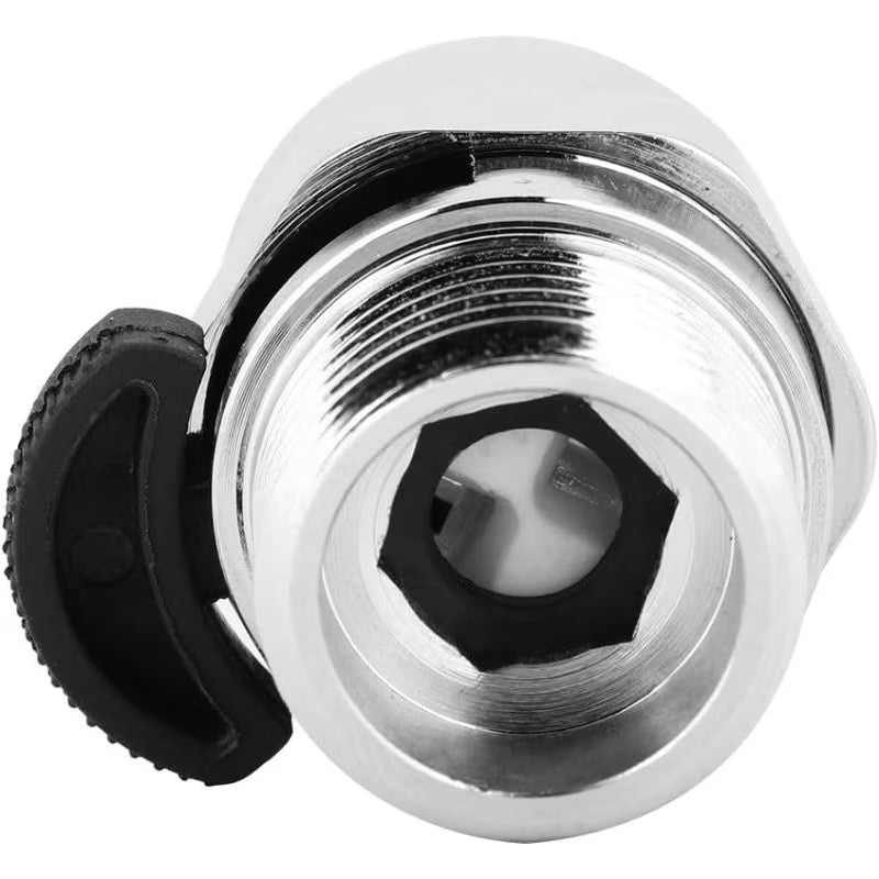 1/2" Adjustable Shower Sprayer - Default, On-Off Flow Control, Adjustable Water Flow Shower Head, Detachable Handheld Sprayer for Bathroom, Shower & Household Use