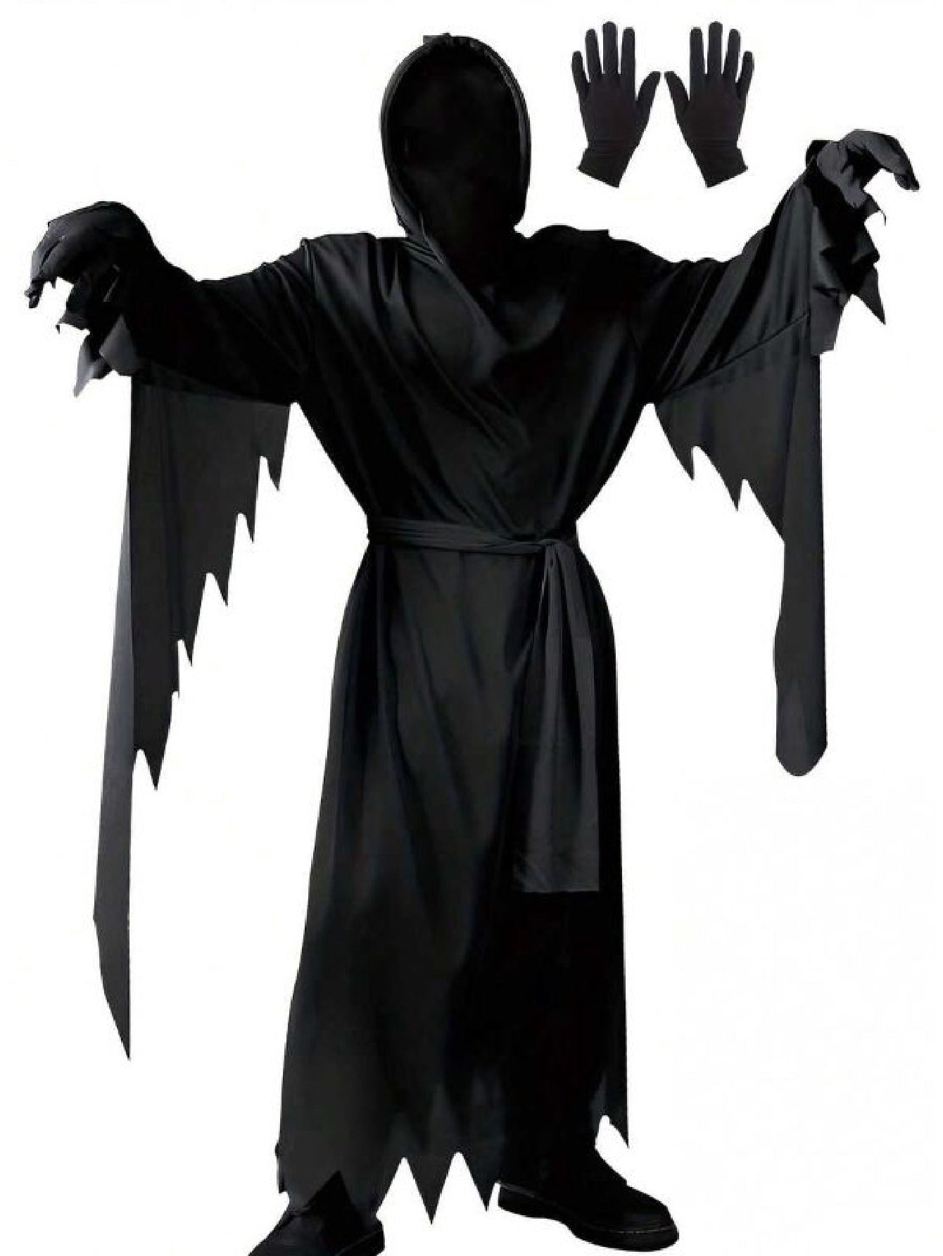 Adult Death Harvester Costume – Unisex Grim Reaper Jumpsuit Uniform for Halloween & Horror Events