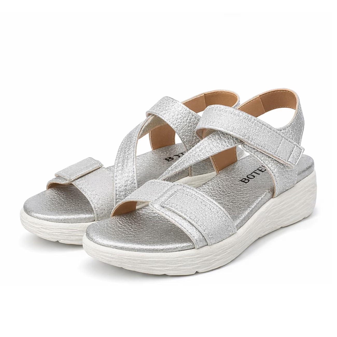 Women’s Adjustable Strap Wedge Sandals – Open-Toe Thick Platform Summer Shoes