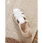 Women’s Woven Platform Sandals – Retro Casual Lightweight Summer Shoes