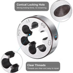 1pc M25 x 1.5 Metric Adjustable Thread Die - Steel Round Die, Right-Hand Threading Tool, External Thread Repair, Correcting & Cleaning Tool for Metal & Plastic