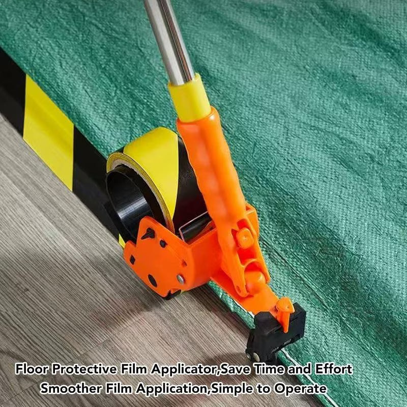 Ground Tape Applicator - Default Color, Manual Tape Marking Machine, 60mm/2.4in Applicable Tape Width, PVC PE EVA Film Floor Marking Tool, Handheld Tape Application Machine