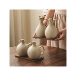 550ml Thick Ceramic Oil & Sauce Dispenser Bottle