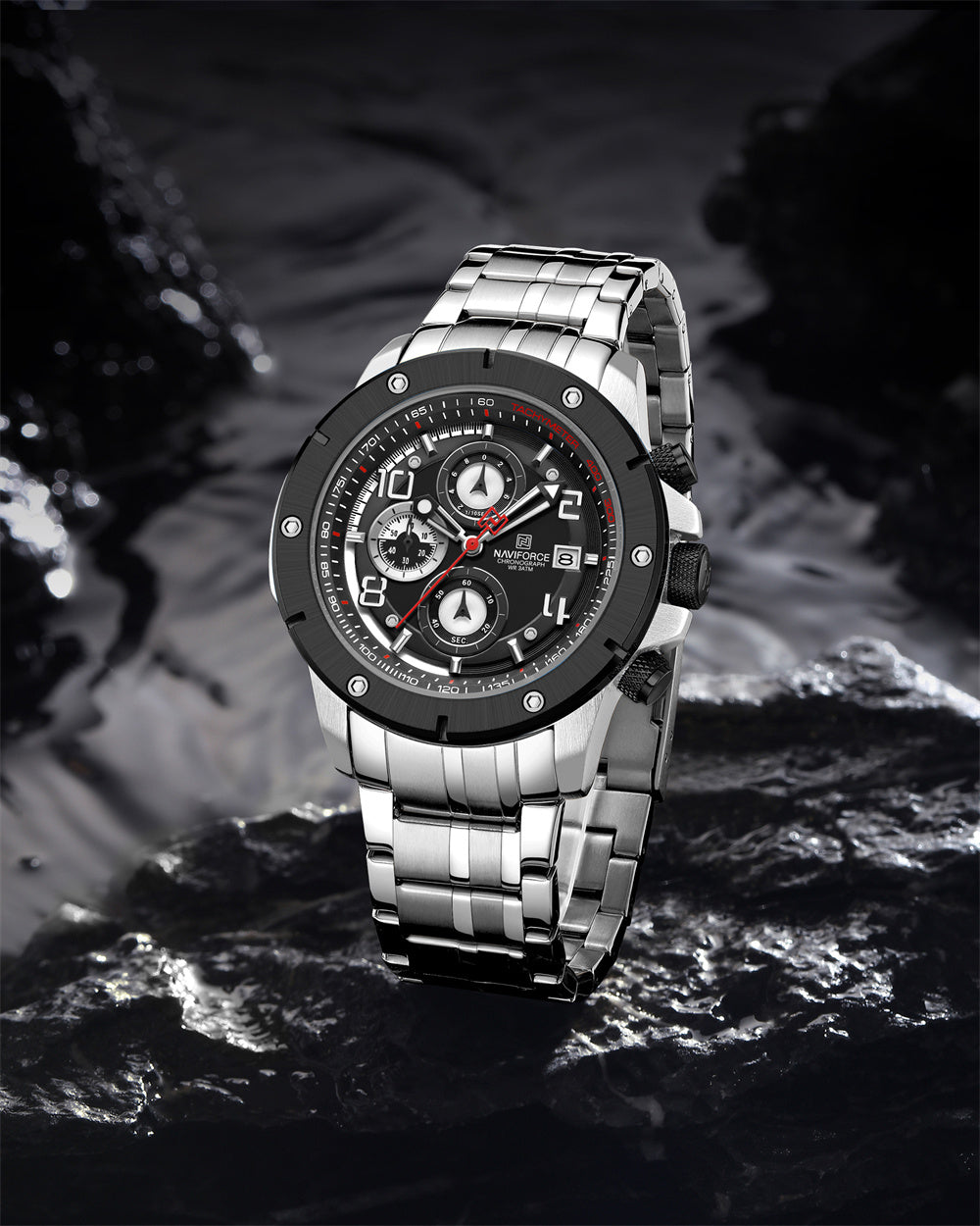 NAVIFORCE NF8056 SBS Chronograph Watch – Luxury Performance with Luminous Style