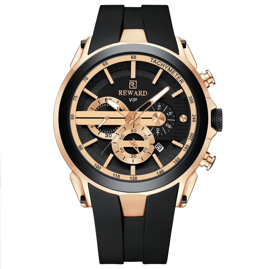 REWARD VIP Men's Chronograph Watch – Luminous & Waterproof