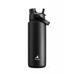 Powcan 32oz Insulated Water Bottle – Double-Wall Stainless Steel, Dual Straw Lid