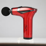 Portable Foldable Muscle Massage Gun – Red/Grey