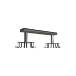 2-Piece Aluminum Wall-Mounted Kitchen Hooks – Dual Rotating Storage Organizer