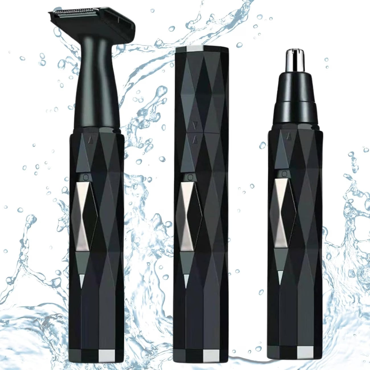 Black 2-in-1 Nose & Ear Hair Trimmer