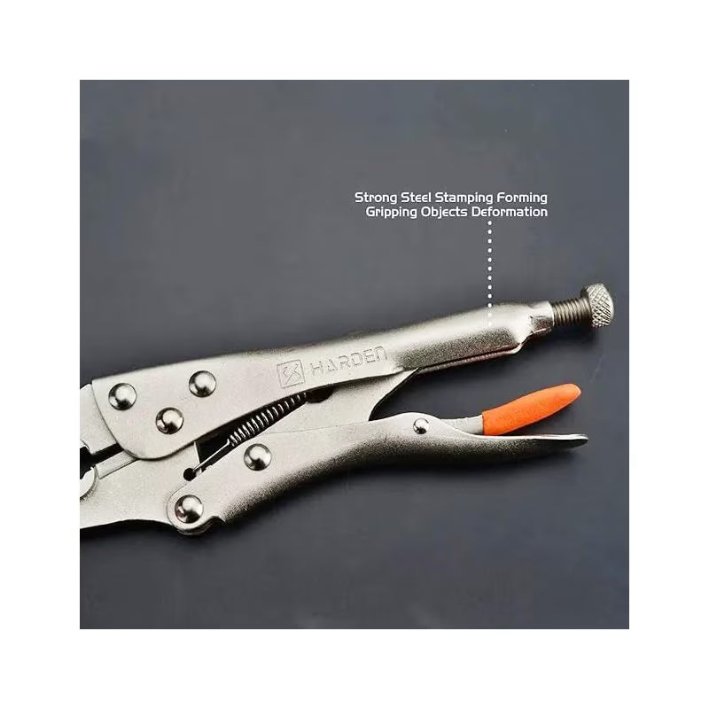 9-Inch Long-Nose Locking Pliers - Style 3, Heavy-Duty Chrome-Plated Steel Slim-Jaw Pliers, Precision Gripping, Bending & Holding Tool for Mechanics, Workshop & DIY