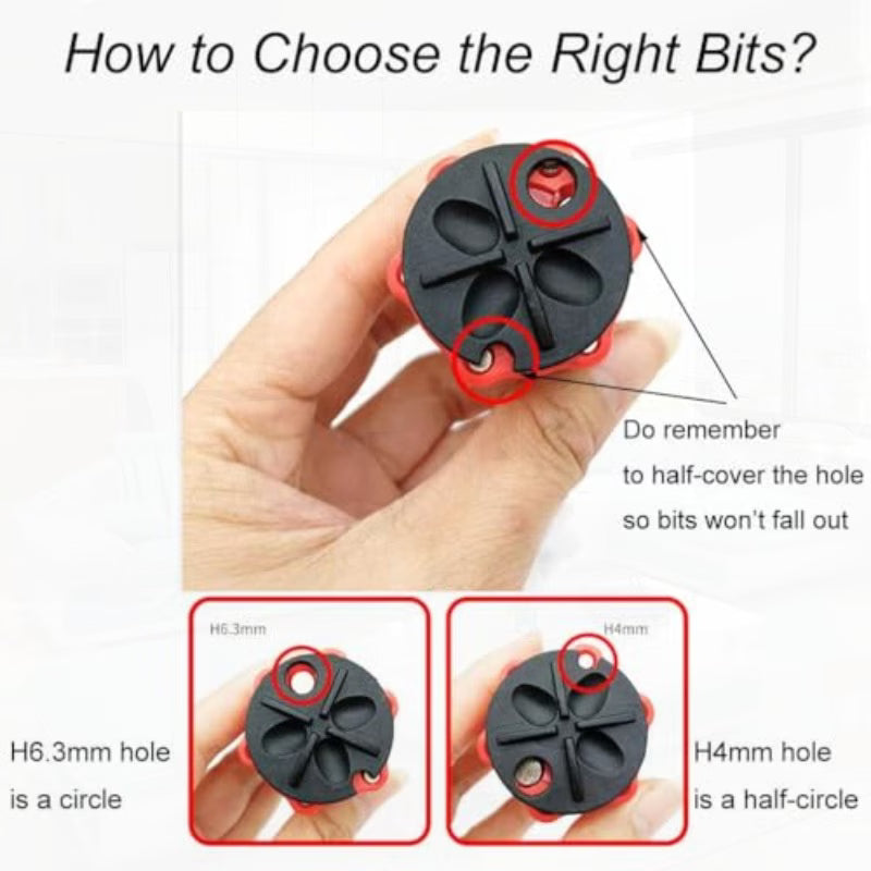 14-in-1 Ratchet Stubby Screwdriver Set - Red, Short Handle Multi-Bit Screwdriver, 12pcs Magnetic Bits, Phillips & Slotted Bits, 3-Position Ratcheting Handle, Compact Pocket Repair Tool