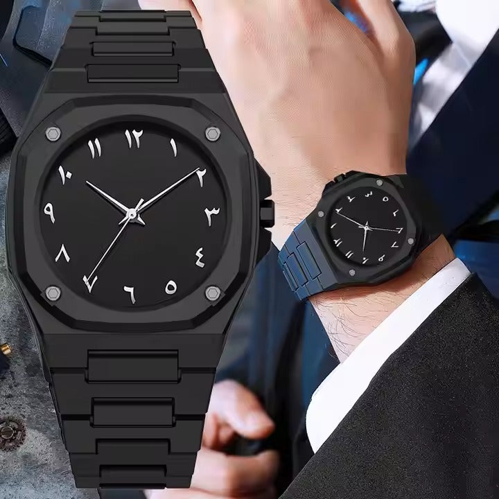 Black Aura Watch – Where Arabic Heritage Meets Modern Minimalism