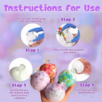 Mixed Color Stress Ball Making Kit – DIY Pressure Anxiety Relief Set with TPR Skins & Vacuum Tool