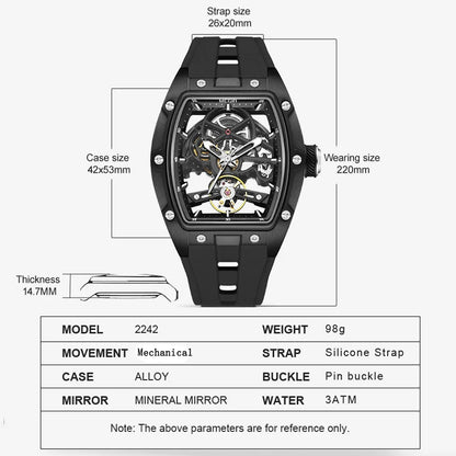 MEGIR 2242 Skeleton Automatic Watch – Luxury Meets Mechanical Artistry