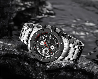 NAVIFORCE NF8056 SBS Chronograph Watch – Luxury Performance with Luminous Style