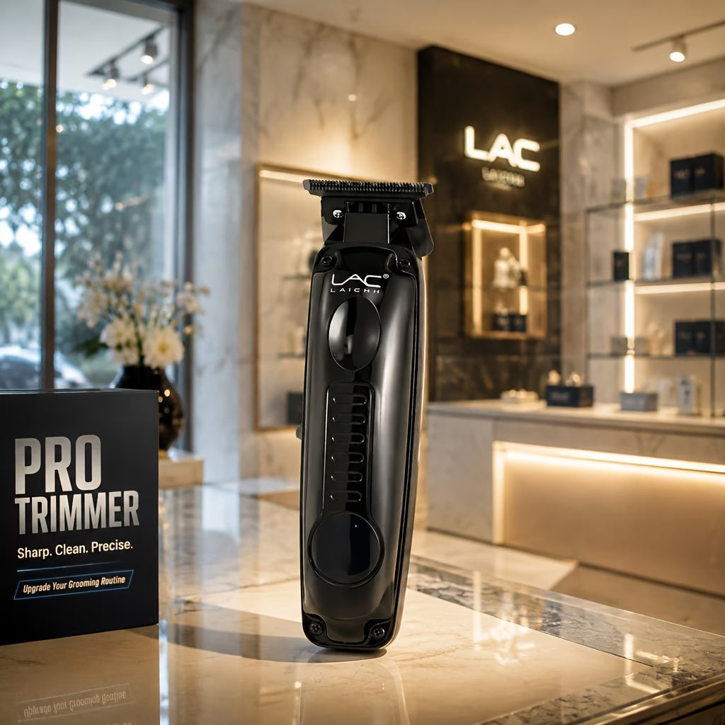 Glossy Black Professional Hair Detail Trimmer