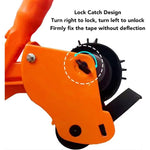 Ground Tape Applicator - Default Color, Manual Tape Marking Machine, 60mm/2.4in Applicable Tape Width, PVC PE EVA Film Floor Marking Tool, Handheld Tape Application Machine