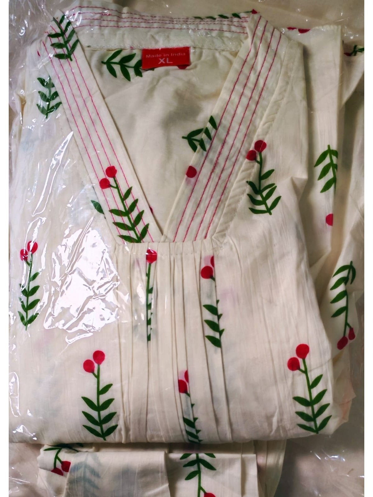 Pink Blossom Co-Ord Set – Traditional Kerala Wear for Onam & Festive Occasions