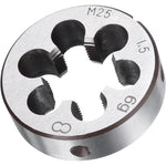 1pc M25 x 1.5 Metric Adjustable Thread Die - Steel Round Die, Right-Hand Threading Tool, External Thread Repair, Correcting & Cleaning Tool for Metal & Plastic