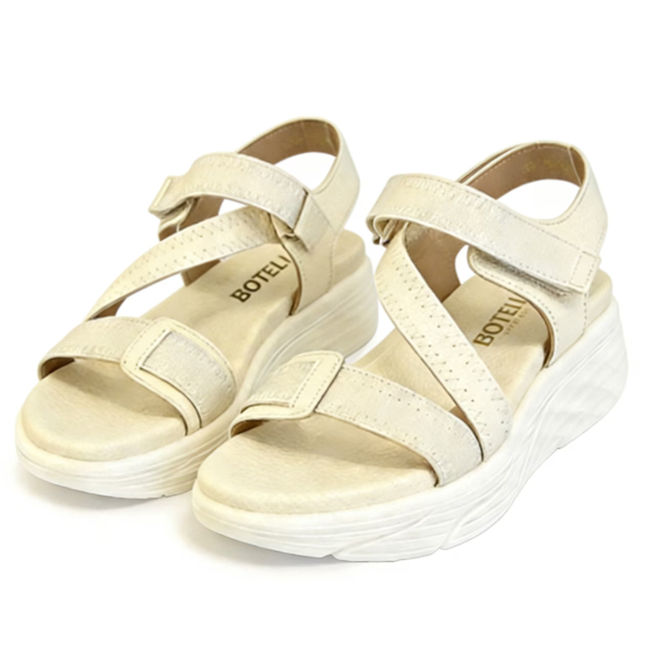 Women’s Adjustable Strap Wedge Sandals – Open-Toe Thick Platform Summer Shoes