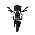 VLRA BIKE Electric Toy Motorcycle for Kids - White Battery Powered Ride-On Motorcycle with Training Wheels, Electric Drive, Kids Riding Toy for Ages 3-6, Outdoor Play Vehicle