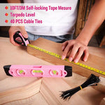 73-Piece Pink Tool Kit with 3.7V Cordless Screwdriver (Pink) – Portable Storage Box & Essential Home Repair Accessories