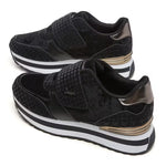 Women's Thick-Sole Sneakers – Height-Increasing, Solid Color, Fashionable Casual Sports Shoes