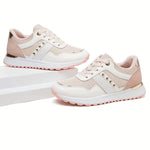 Women's Thick-Sole Sneakers – Breathable Mesh, Soft Sole, Height-Increasing Casual Shoes