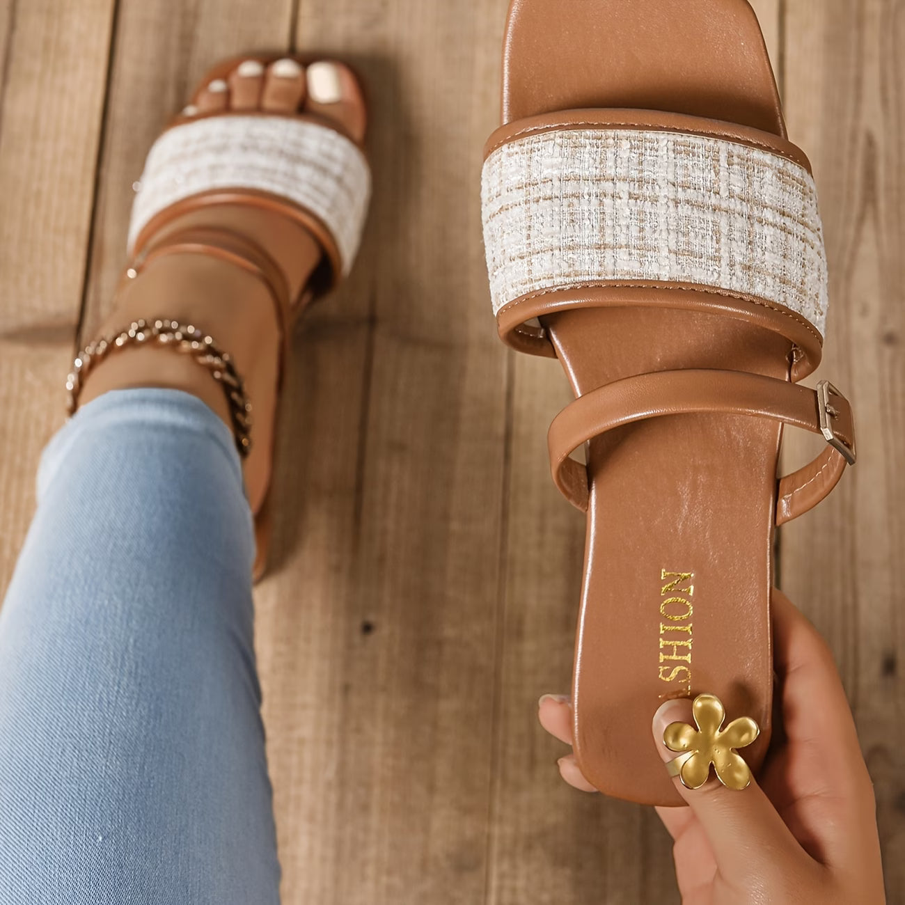 Women’s Flat Summer Slippers – Casual Holiday Shoes for Vacations and Everyday Wear
