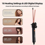 Deep Wave Hair Curler with LCD Screen, 45W