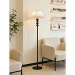 1pc Metal Floor Lamp - Black, 130cm Retro Style Pole Lamp, Modern High-End Standing Light, Easy Design for Living Room, Bedroom, TV Area, Dining Room & Home Decoration