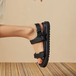 Women’s Bohemian Platform Sandals – Height-Increasing Non-Slip Strap Shoes