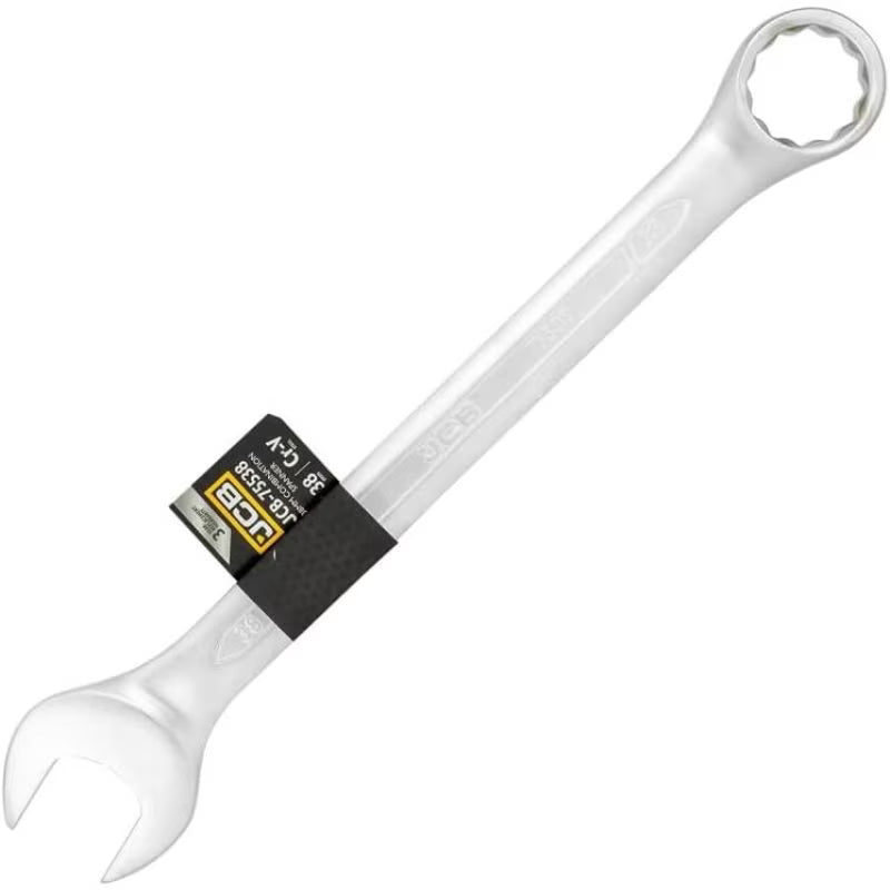 38mm Combination Wrench - Carbon Steel Manual Hand Wrench, Standard Heavy-Duty Wrench for Automotive, Mechanical, Workshop & Repair Applications