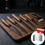 6-Piece Kitchen Knife Set – Sharp Chef Knives with Ergonomic Handles & Gift Box