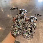 Luxury Rhinestone Insulated Water Bottle – Unisex Straw Cup, Portable Vacuum Flask