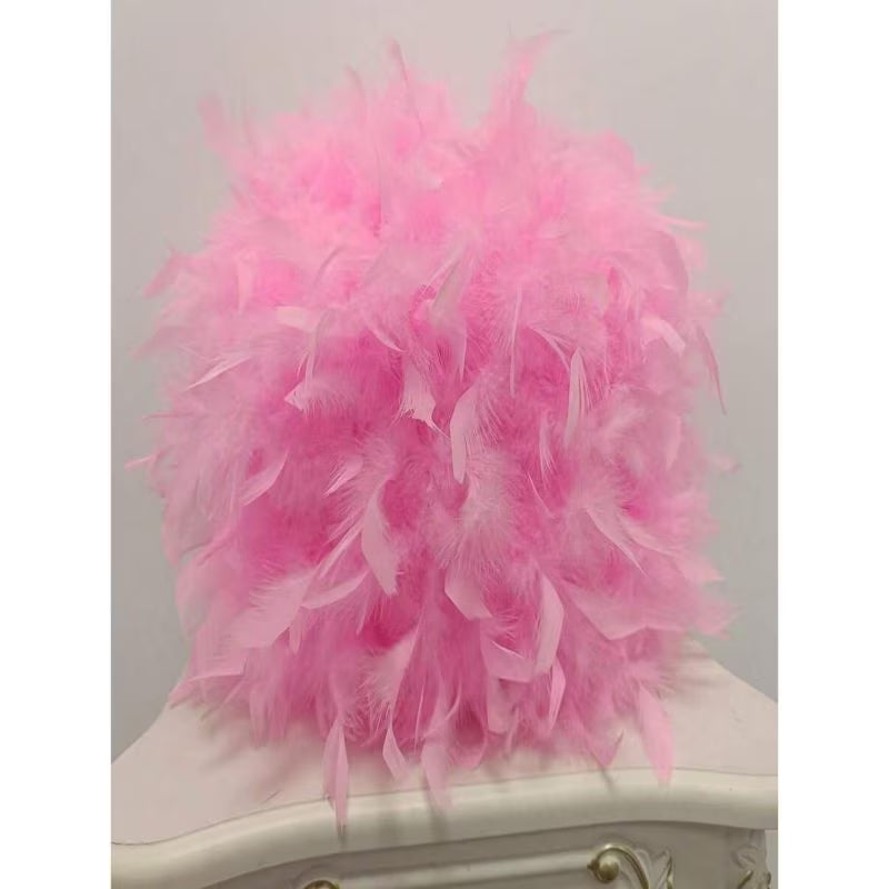 1pc Warm Romantic Artificial Flame Ball Lamp Shade - Pink, Small 30cm Retractable Flame Ball Lampshade with Holder, Modern Decorative Cover for Home, Party & Event Decor
