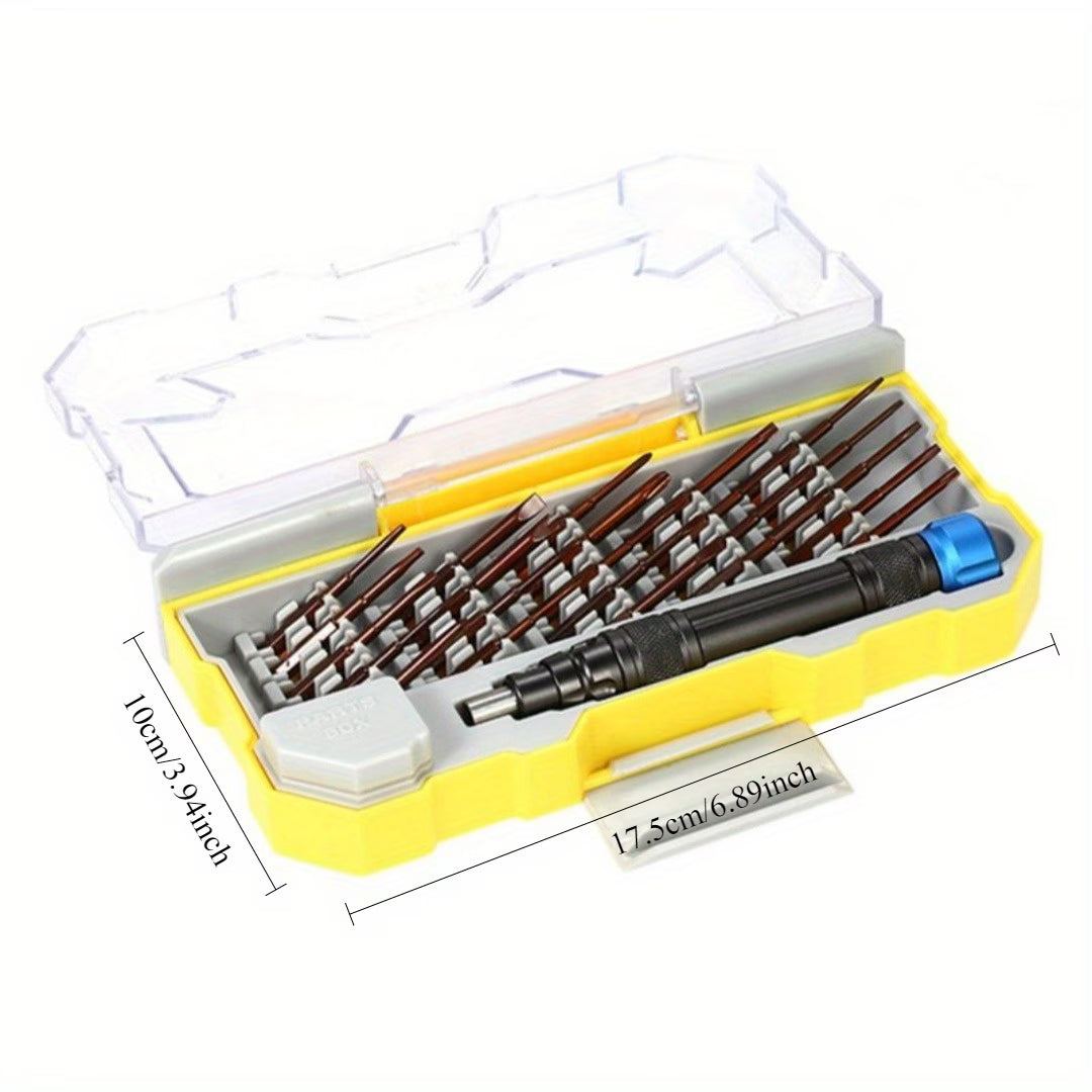 Precision Screwdriver Set – Black, Multi-Function CR-V Steel Tool Kit for Laptop, Electronics, RC Models, Game Consoles & Household Repair