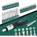 238pcs Home & Auto Tool Kit – Green, Complete Hand Tool Set with Storage Box, Wrenches, Sockets & Accessories for Garage, Home Repair & DIY Projects