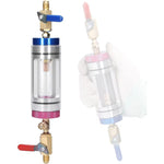 Automatic AC Cooler Filler & Vacuum Pump Assembly with Refrigerant Filtration