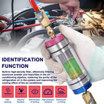 Automatic AC Cooler Filler & Vacuum Pump Assembly with Refrigerant Filtration