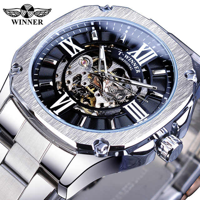 T-WINNER 2024 Gold Reloj Hombre Automatic China Men Watches