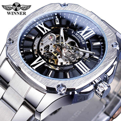 T-WINNER 2024 Gold Reloj Hombre Automatic China Men Watches